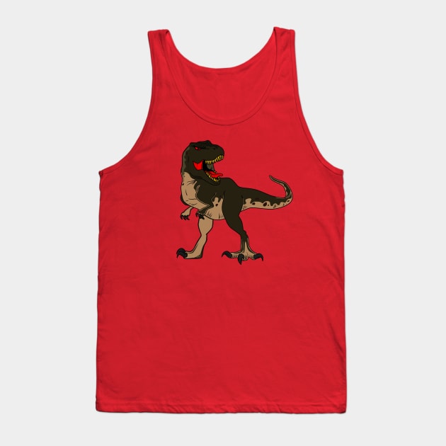 T-Rex Tank Top by GLStyleDesigns